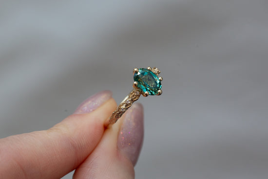 READY TO SHIP - Size 6.5, 14k Yellow Gold Rowan