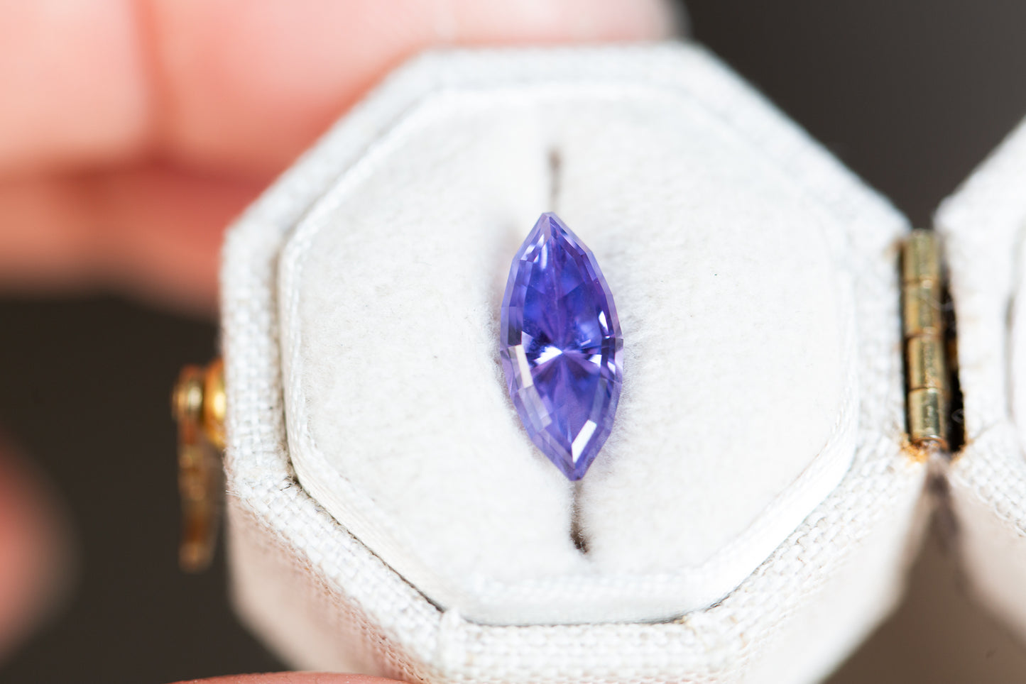 1.95ct marquise purple sapphire cut by John Dyer – Oore jewelry