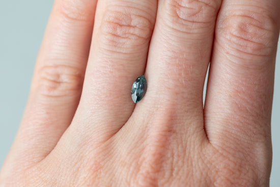 0.79ct Marquise Teal Blue Sapphire