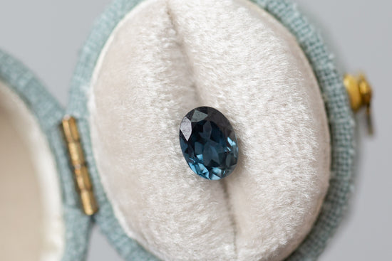 1.30ct Oval Teal Sapphire