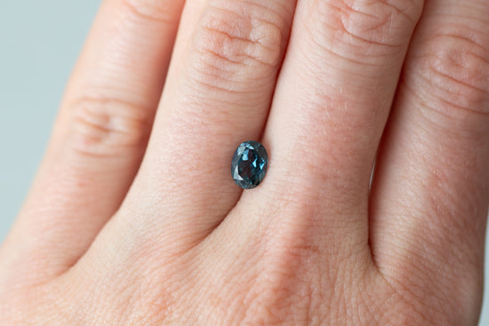 1.30ct Oval Teal Sapphire