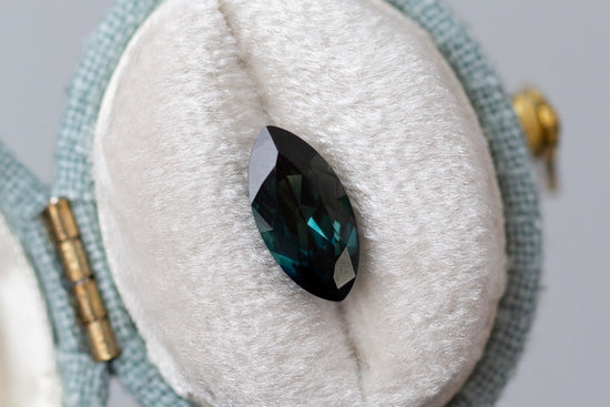 1.93ct Marquise Deep Teal Sapphire