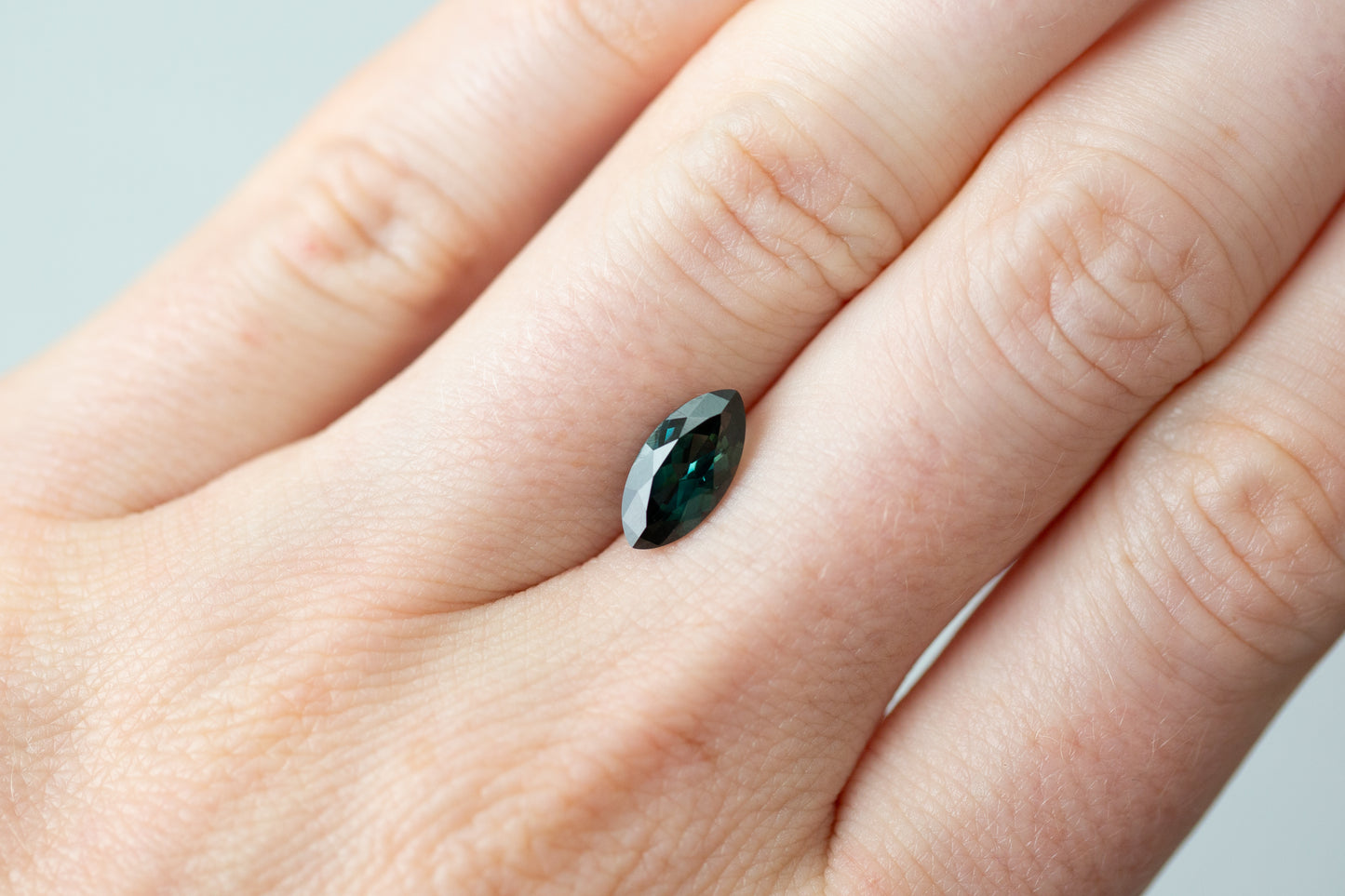 1.93ct Marquise Deep Teal Sapphire