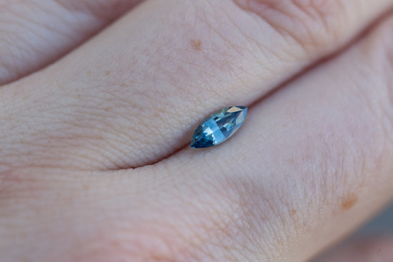 .495ct marquise blue teal sapphire