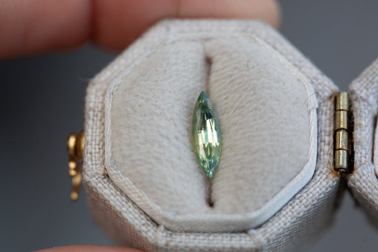 .88ct marquise green teal sapphire