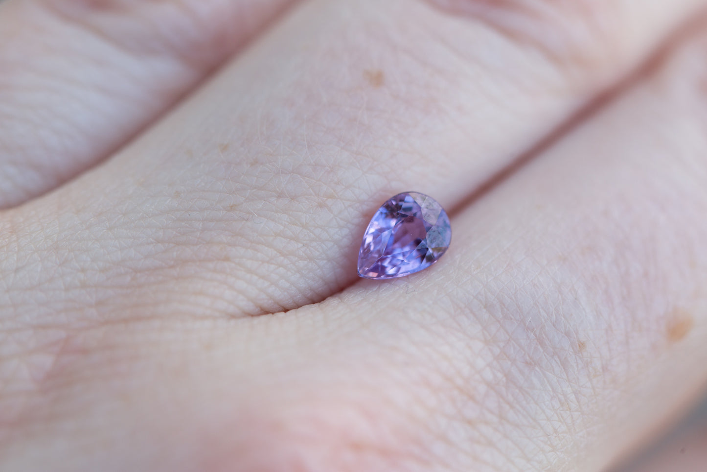 .92ct pear purple sapphire