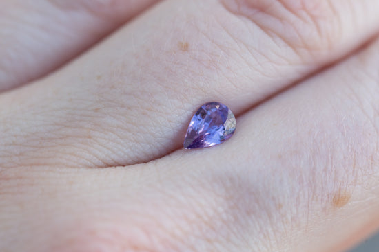 .78ct pear purple sapphire