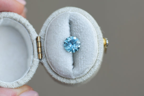 1.53ct Round Teal Sapphire