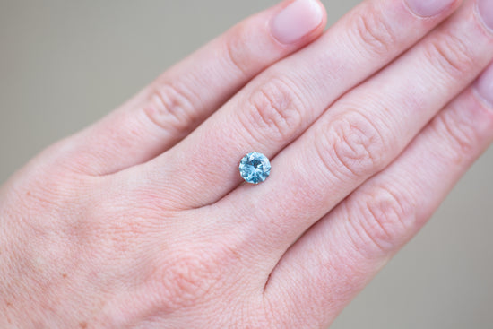 1.53ct Round Teal Sapphire