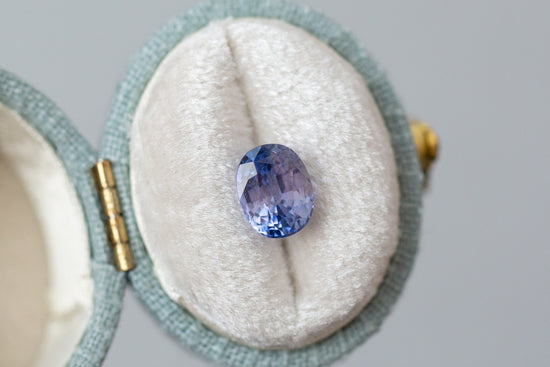 2.50ct Oval Purple Blue Sapphire