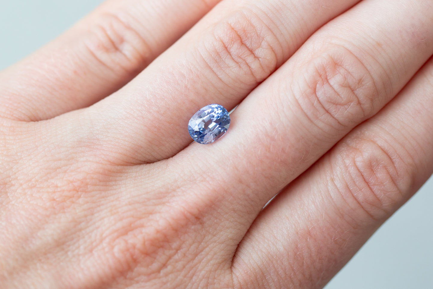 2.50ct Oval Purple Blue Sapphire