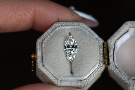 1.36ct marquise lab diamond, G/VS2