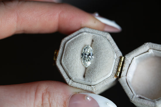 1.37ct marquise lab diamond, G/VS1