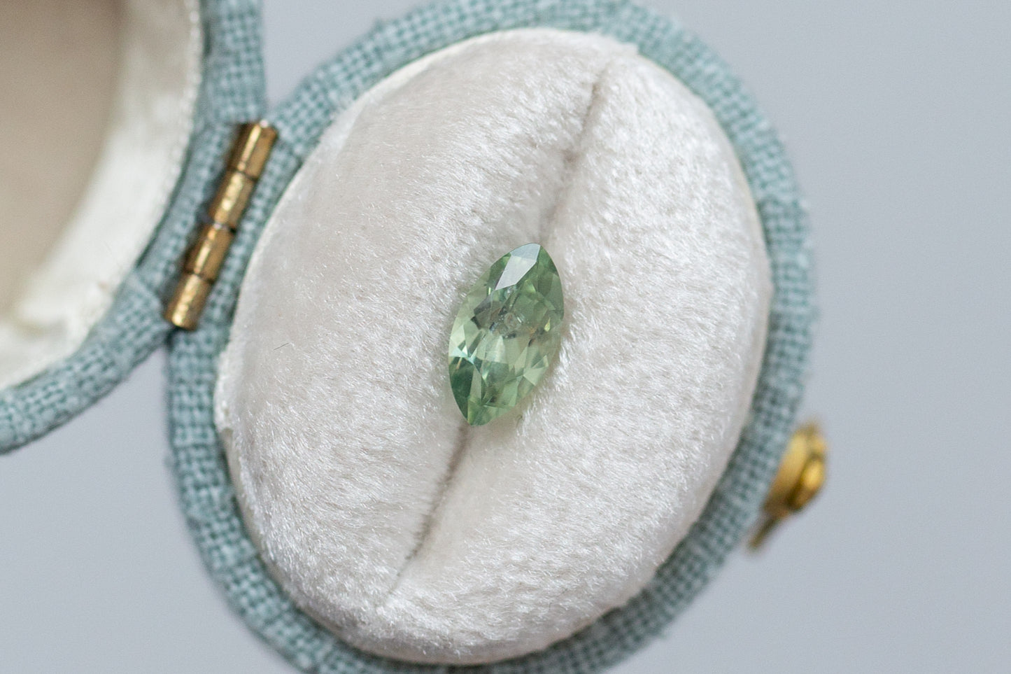 0.98ct Marquise Green Sapphire