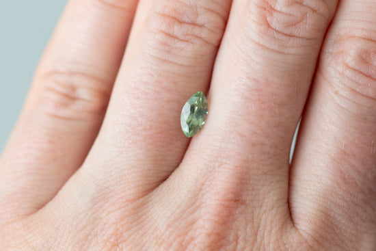 0.98ct Marquise Green Sapphire