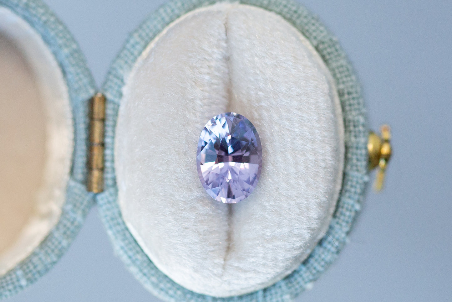 2.09ct Oval Lavender Violet Sapphire