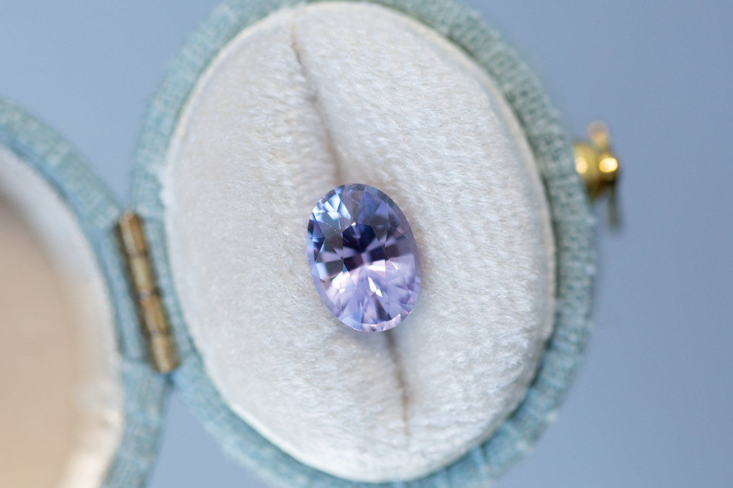 2.09ct Oval Lavender Violet Sapphire