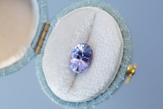 2.09ct Oval Lavender Violet Sapphire