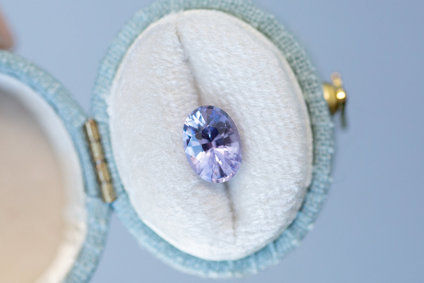 2.09ct Oval Lavender Violet Sapphire