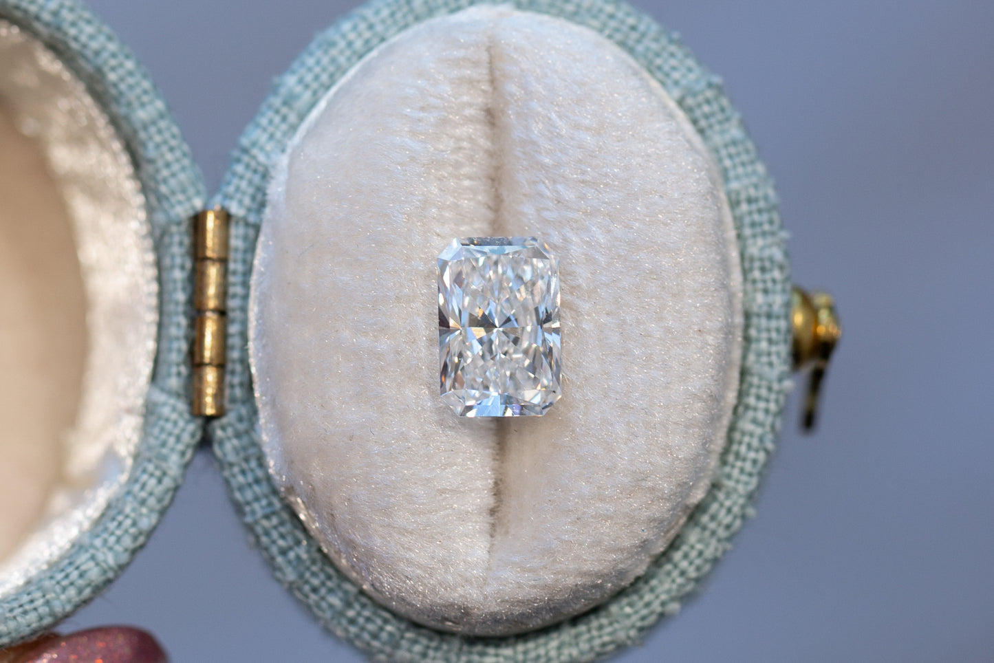 1.65ct Radiant Cut Lab Diamond, E VS1