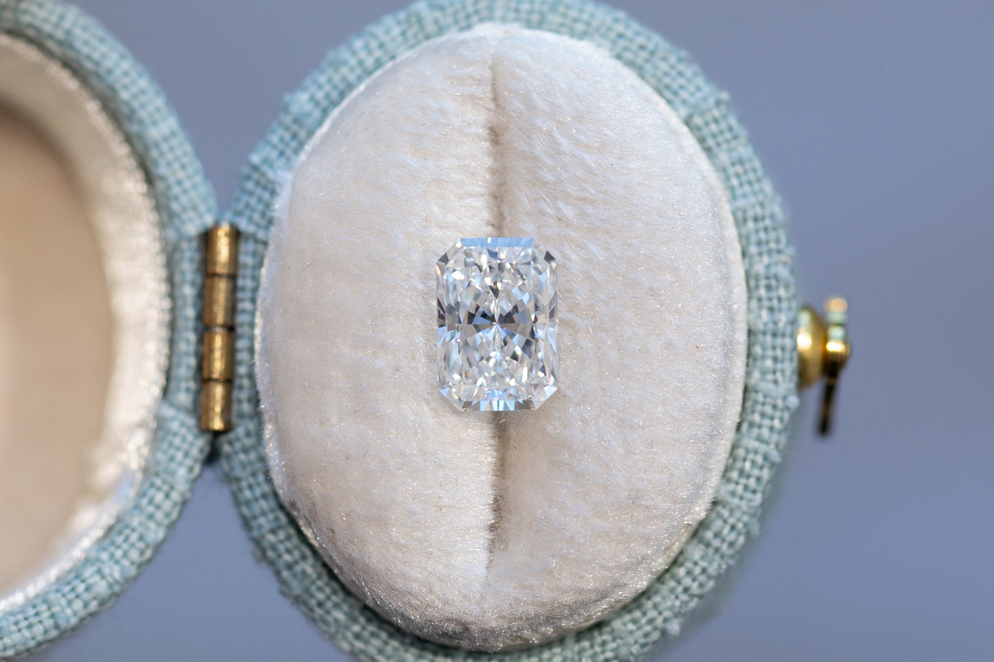 1.49ct Radiant Cut Lab Diamond, E VS1