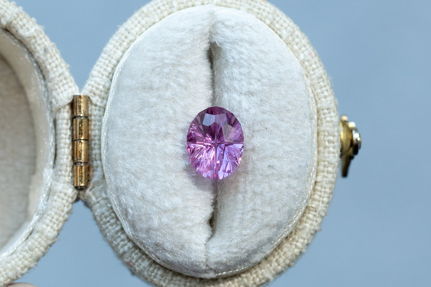 1.84ct Oval Pink Sapphire- Starbrite cut by John Dyer