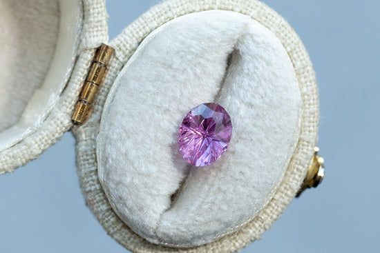 1.84ct Oval Pink Sapphire- Starbrite cut by John Dyer