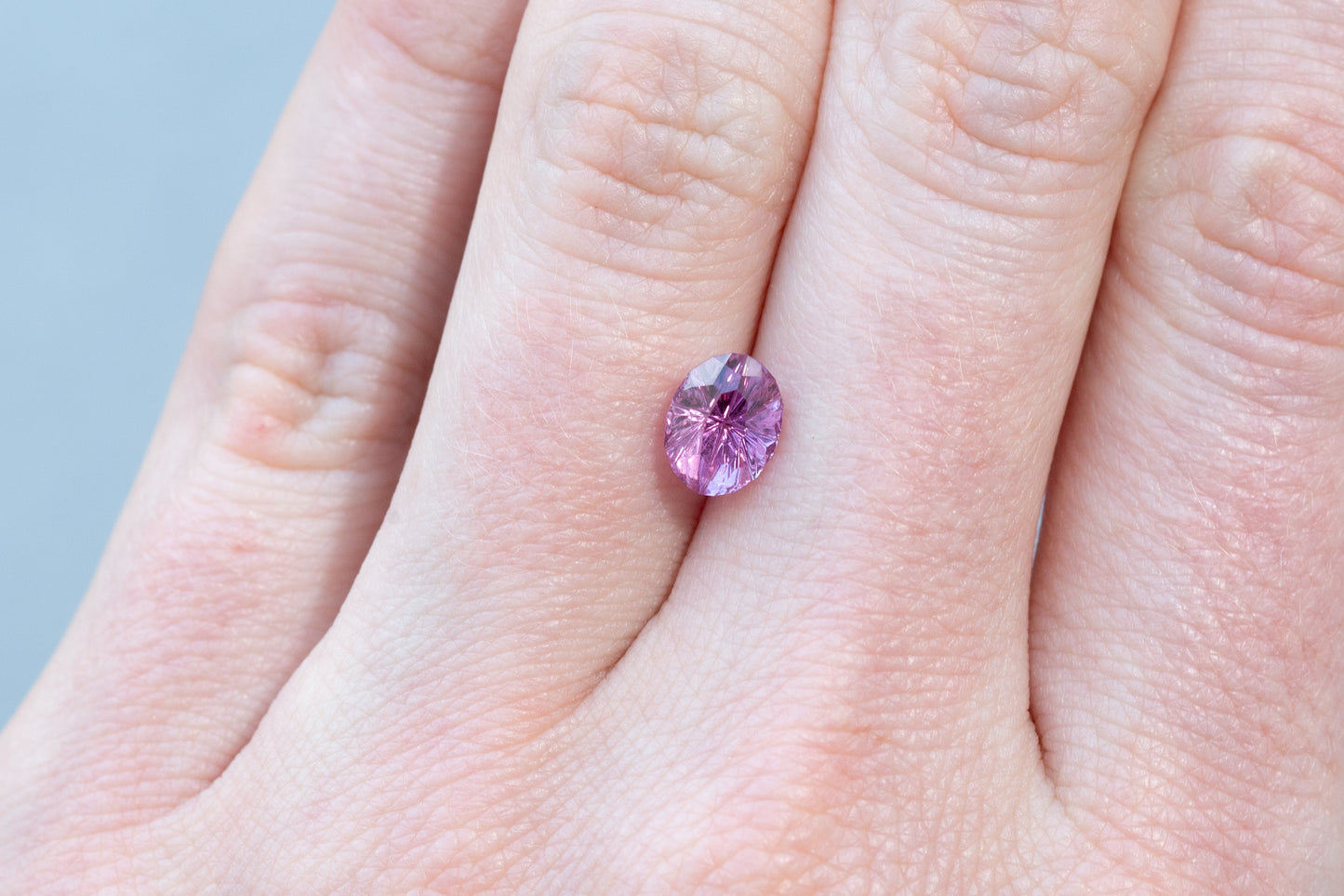 1.84ct Oval Pink Sapphire- Starbrite cut by John Dyer