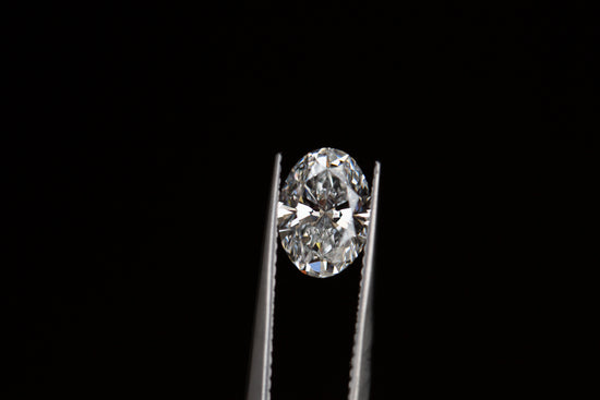 1.55ct oval lab diamond, D/VVS1
