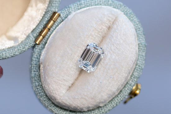 1.19ct Emerald Cut Lab Diamond, D VVS1