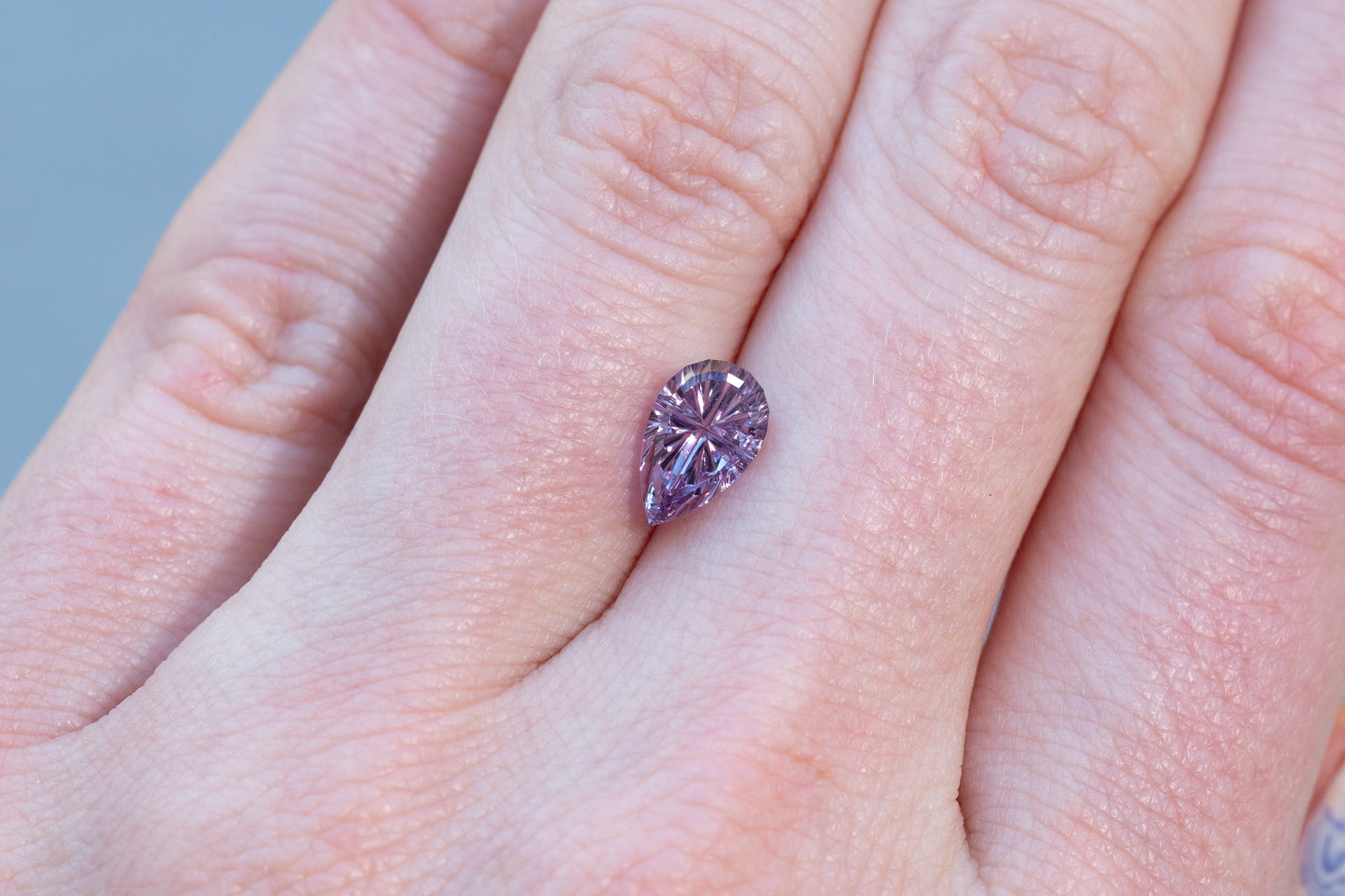 1.83ct Pear Purple Pink Sapphire - Starbrite Cut by John Dyer