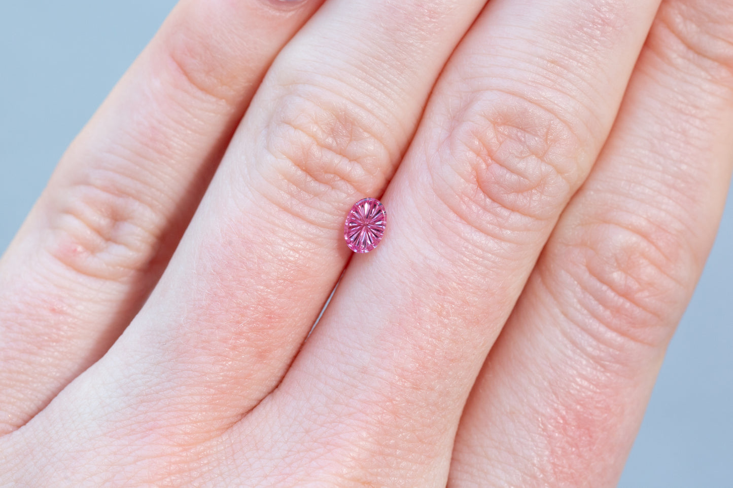 0.37ct Oval Pink Sapphire - Starbrite Cut by John Dyer