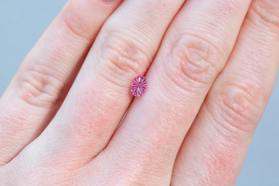 0.37ct Oval Pink Sapphire - Starbrite Cut by John Dyer