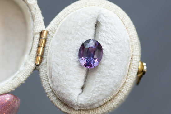 2.08ct Oval Purple Pink Sapphire