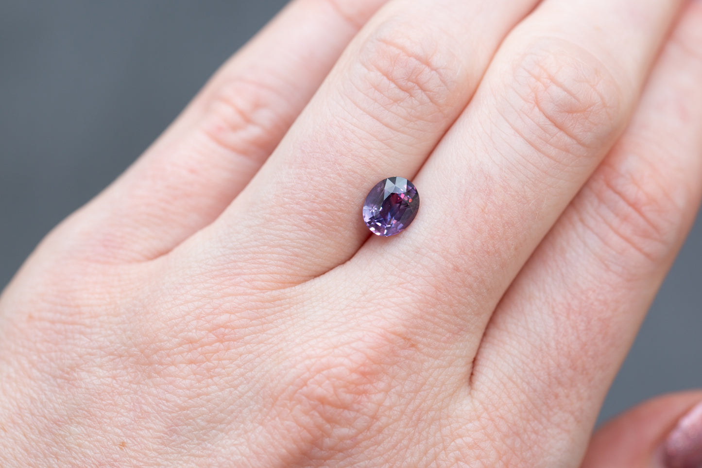 2.08ct Oval Purple Pink Sapphire