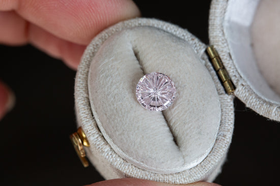 1.83ct round light pink sapphire - Starbrite cut by John Dyer