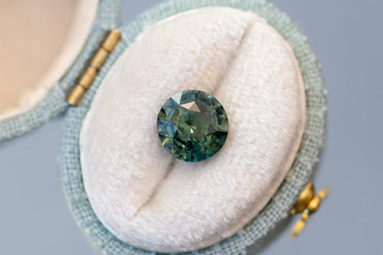 2.54ct Round Green Sapphire