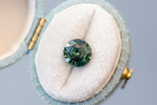 2.54ct Round Green Sapphire