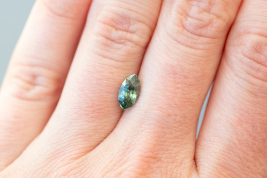 1.40ct Marquise Green Teal Sapphire