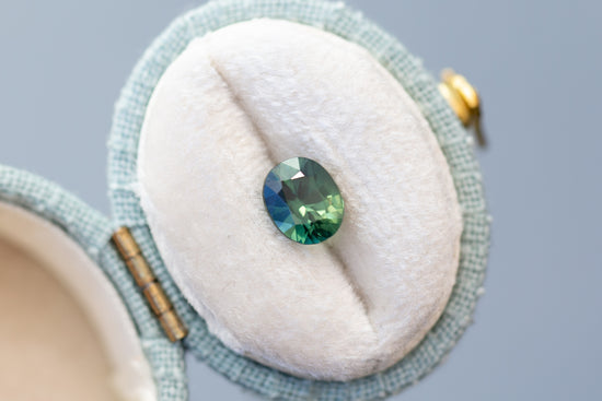 1.55ct Oval Green Sapphire