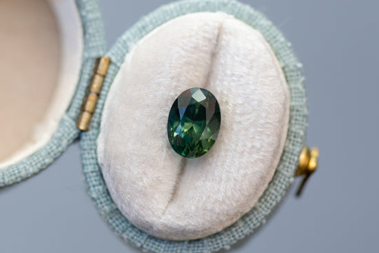 3.01ct Oval Green Sapphire