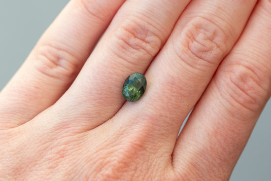 3.01ct Oval Green Sapphire