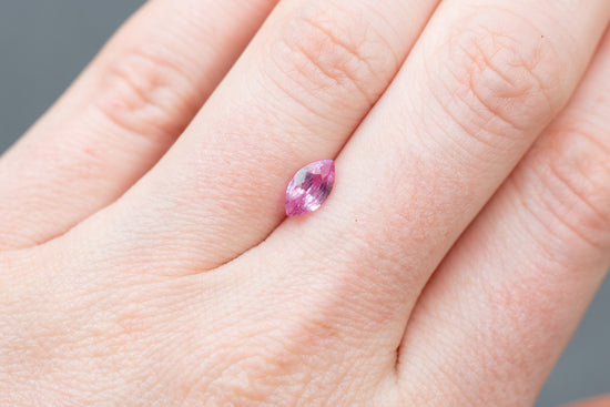 1.11ct Marquise Vivid Pink Sapphire