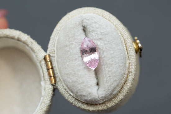 2.08ct Marquise Pastel Pink Sapphire