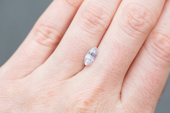 1.54ct Marquise Opalescent Pale Lavender/White Sapphire