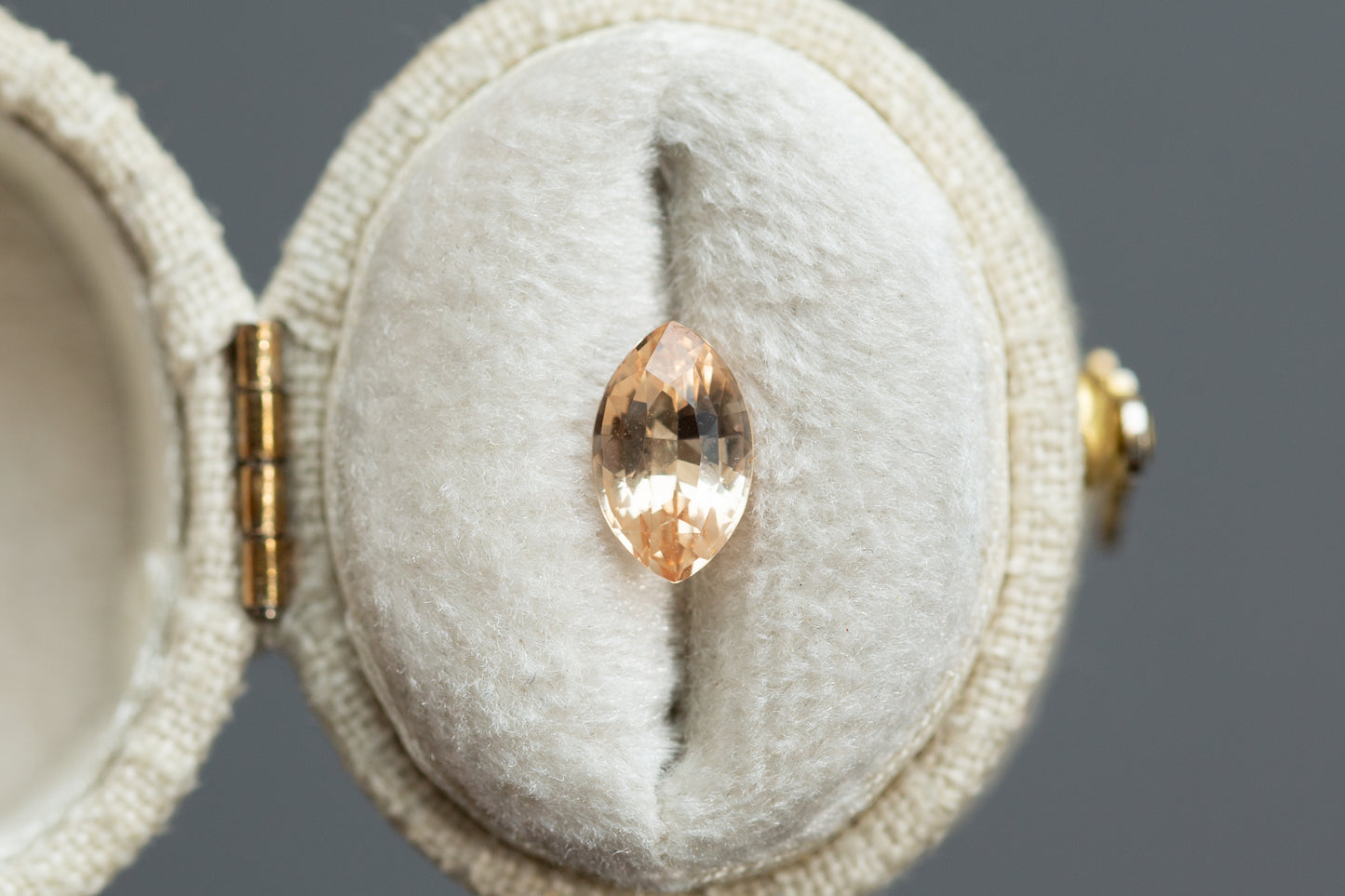 1.48ct Marquise Peach Sapphire