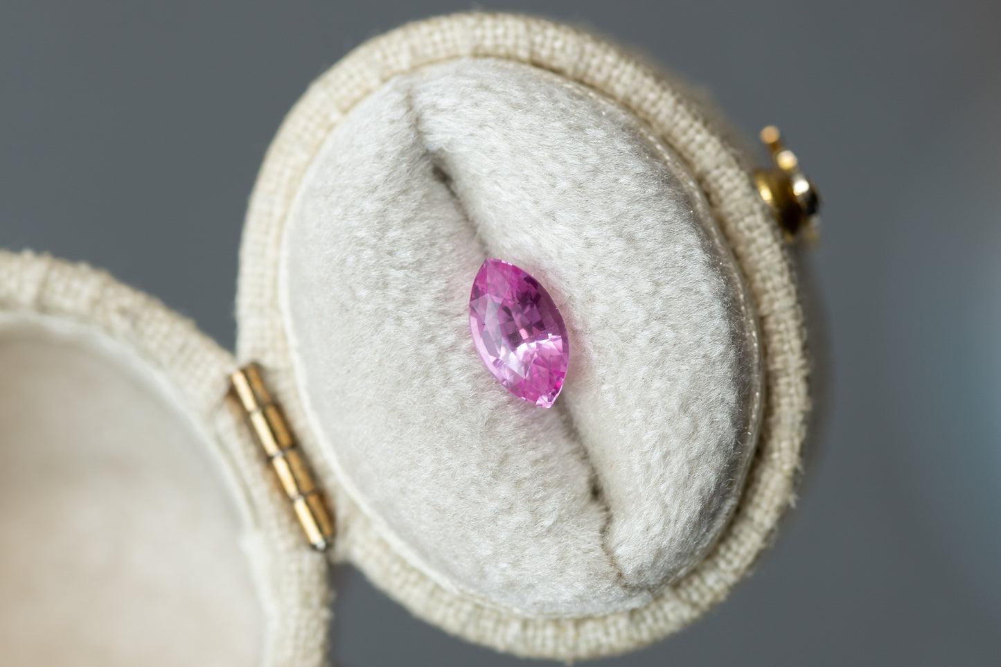 1.03ct Marquise Vivid Pink Sapphire