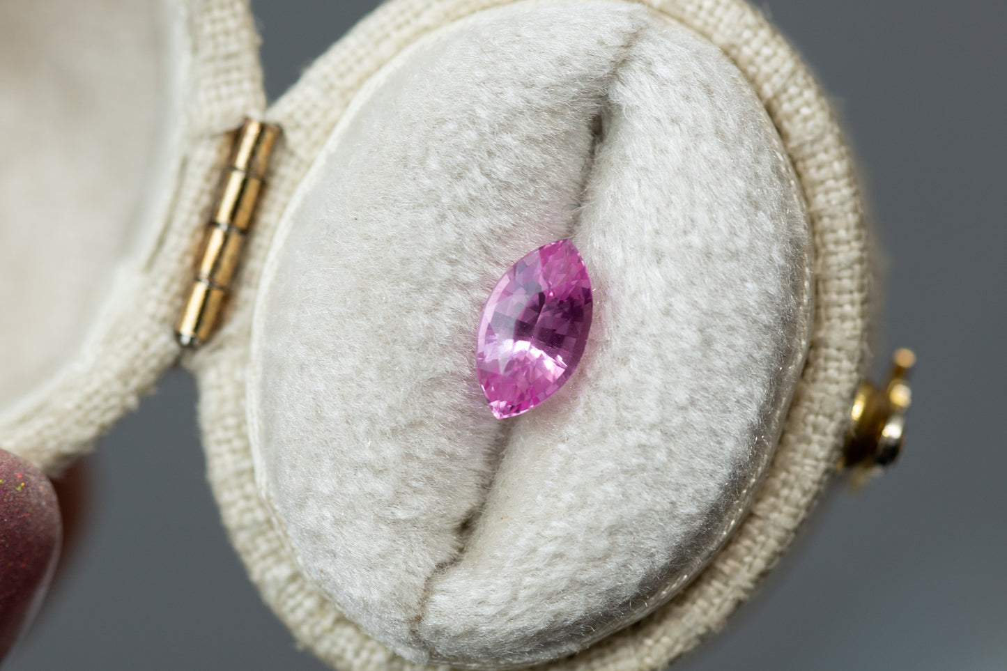 1.03ct Marquise Vivid Pink Sapphire