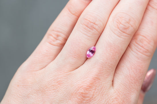 1.03ct Marquise Vivid Pink Sapphire