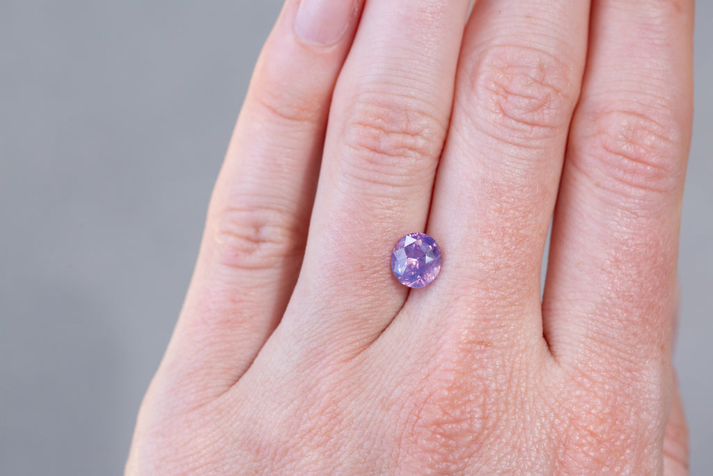 2.09ct Roval Opalescent Pinkish Purple Sapphire – Oore Jewelry